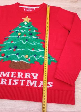 Женская одежда/ кофта свитер новогодний красный ❤️ 46/48 размер, акрил4 фото