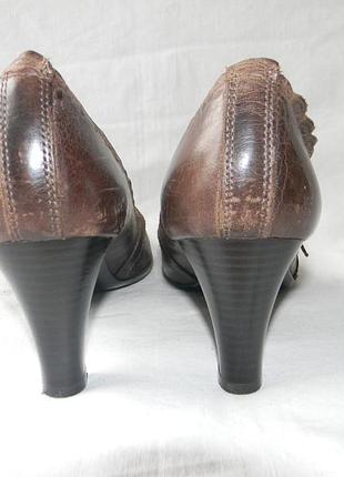 Жіночі шкіряні туфлі manfield р. 38 дл.ст 25см4 фото