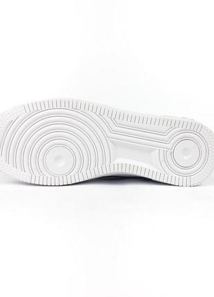 Оригинальные кроссовки nike air force 1 lv8 зима белые с черным5 фото