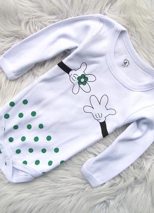 Боди  кофта с длинным рукавом minnie mouse