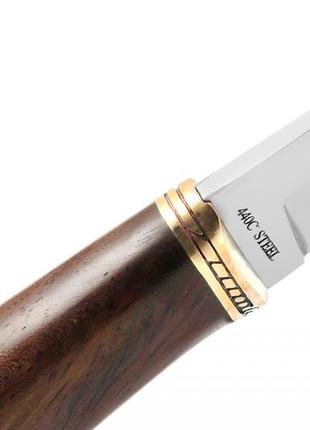 Нож нескладной с деревянной рукояткой + чехол
