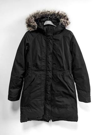 The north face парка пуховик черная