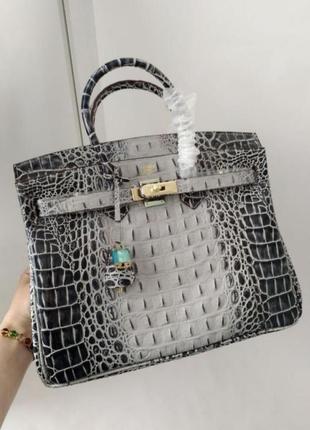 Кожаная сумка в стиле hermes birkin 351 фото