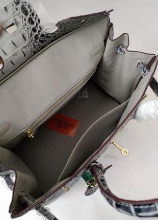 Кожаная сумка в стиле hermes birkin 356 фото