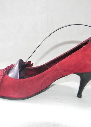 Женские замшевые классические туфли bata р.38 дл.ст 24,5см2 фото