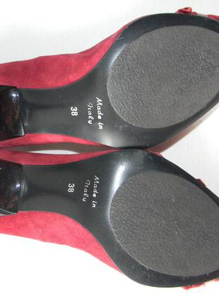 Женские замшевые классические туфли bata р.38 дл.ст 24,5см5 фото