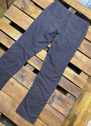 Мужские повседневные хлопковые брюки (штаны) gap (гэп лрр идеал оригинал коричневые)2 фото