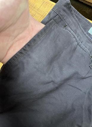 Мужские повседневные хлопковые брюки (штаны) gap (гэп лрр идеал оригинал коричневые)7 фото