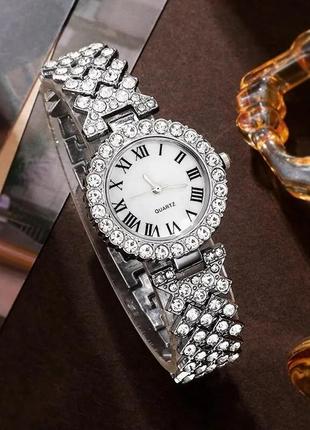 Шикарные женские наборы, часы,браслет,серьги в ассортименте &lt;unk&gt;😍6 фото