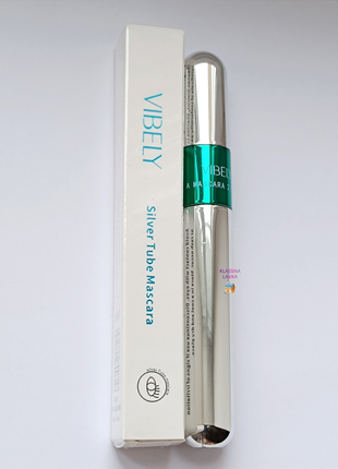 Туш для вій vibely silver tube mascara 4d 2 в 11 фото