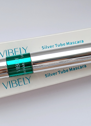 Туш для вій vibely silver tube mascara 4d 2 в 13 фото