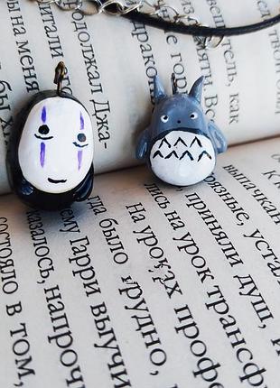 Кулон прикраси з глини епоксидної смоли аніме гнучкі торороне міядзакі