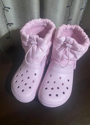 Утеплені чоботи crocs boots w9/39/40