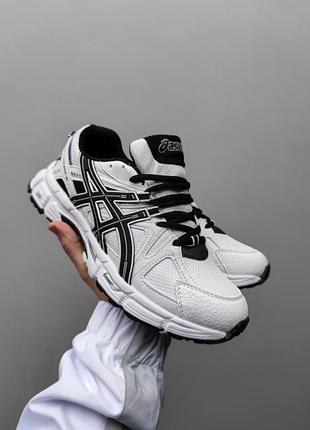 Кроссовки asics gel kahana 8 white/black. асикс гель кахано.