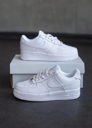 Женские кроссовки nike air force 1 low white