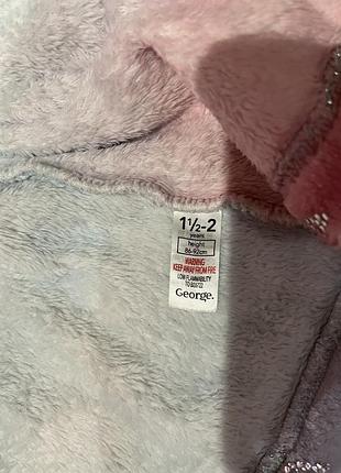 Мʼякий халат для дівчинки6 фото