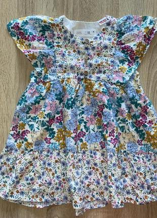 Очень крутое платье zara на 2-3 рочки