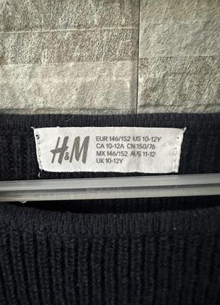 Світшот лонгслів h&m 11-12 років, 146-152 см ідеал джемрер светр h&m5 фото