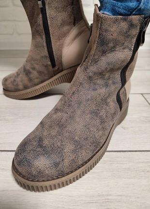 Новые кожаные ботинки деми cobbler 35 р