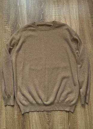 Кашеміровий светр кольору кемел 100% кашемір