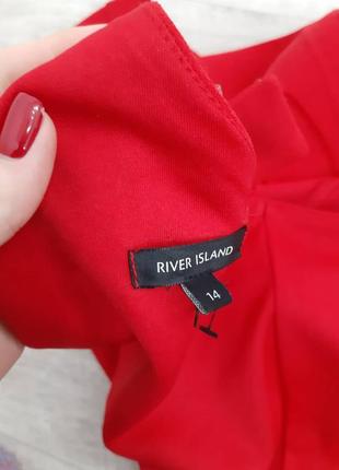 Красное платье с чекером #riverisland4 фото