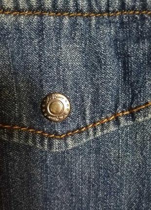 Фирменная джинсовая рубашкаот john baner.6 фото