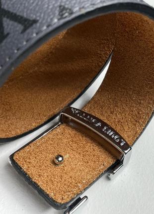 Мужской кожаный ремень премиум качества в брендовом стиле6 фото