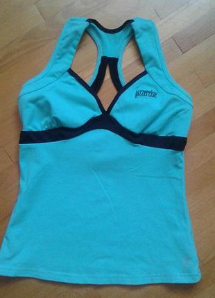 Фирменная компрессионная термомайка пр-ва сша от kos*usa jazzercise s (36)р.с доп.лифом