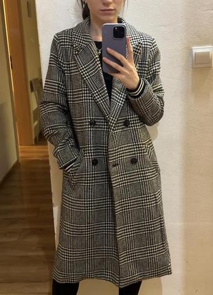 Пальто в клетку