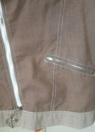 Джинсовая курточка косуха на подкладке3 фото