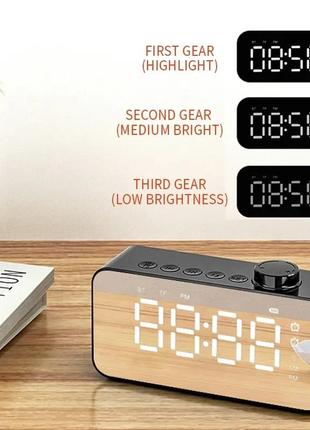 Bluetooth-колонка, будильник, радио newmine bt13