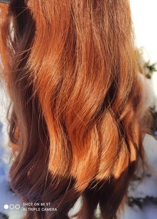Женский парик,на среднюю длину5 фото