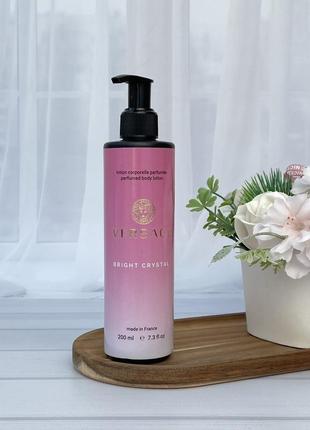 Парфюмированный лосьон для тела versace bright crystal brand collection 200 мл