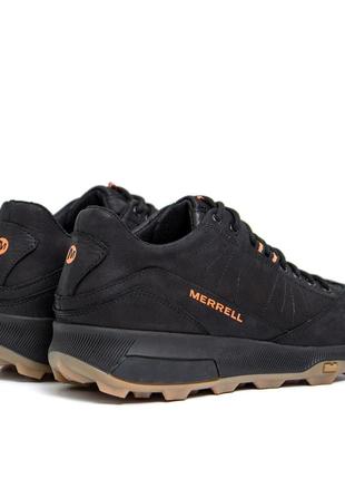 Чоловічі шкіряні кросівки merrell black