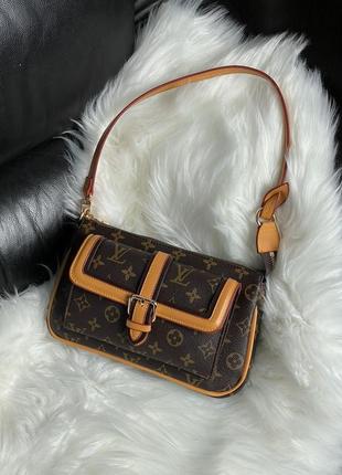 Женская сумка louis vuitton diane brown/camel