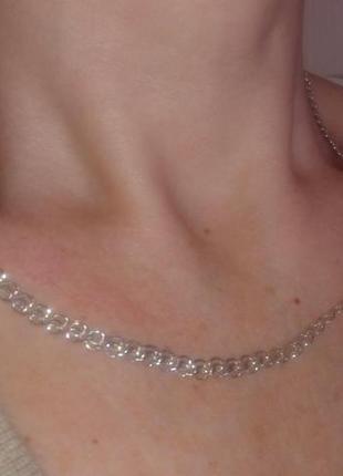 Серебряная цепочка цепочка 45 см💥 лот 231