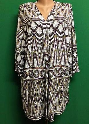 Летний легкий вискозный кардиган свободного кроя