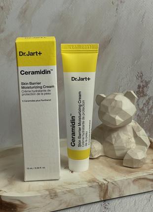 Зволожуючий крем з керамідами dr. jart+ ceramidin™ skin barrier moisturizing cream