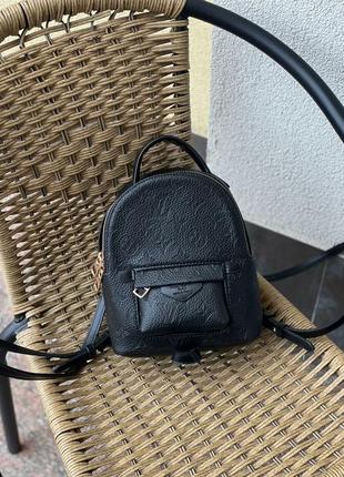 Женская сумка louis vuitton palm springs mini black