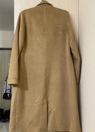 Шикарное пальто с содержанием шерсти (бренд: reserved)3 фото