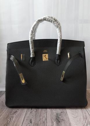 Кожаная сумка в стиле hermes birkin 401 фото