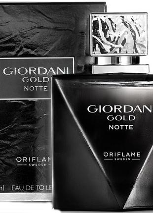 Туалетная вода giordani gold notte мужская oriflame