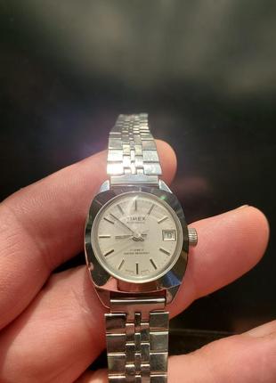 Timex automatic 17j механические женские часы, швейцария2 фото