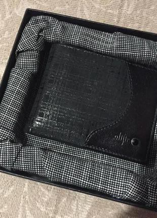 Затиск для грошей з чорним каменем swarovski elisir