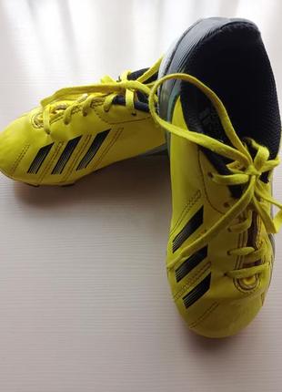 Обувь детская футбольные бутсы adidas f5 trx fg