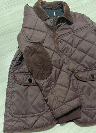 Стеганая куртка детская шоколадная, детская куртка на девочку куртка на мальчика3 фото