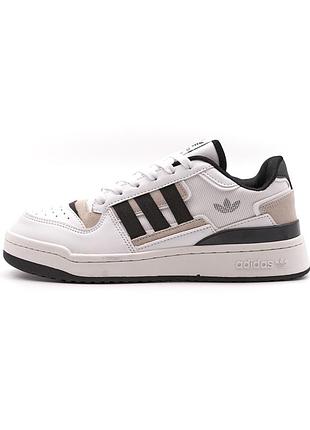 Кроссовки adidas forum low black white 3