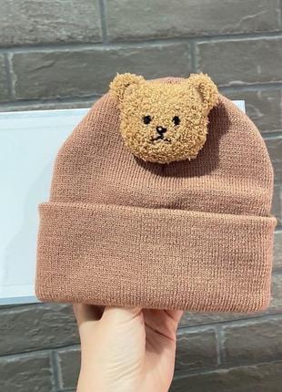 Весняна  шапочка для найменших ведмедиків2 фото