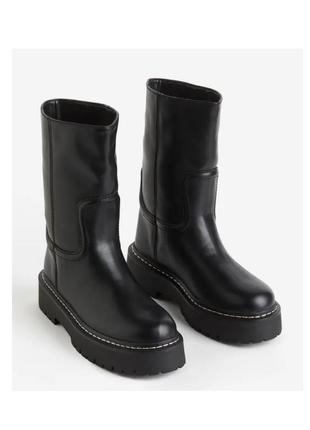 Ботинки, ботільони, h&m, 39 рр, устілка 25,5 см
