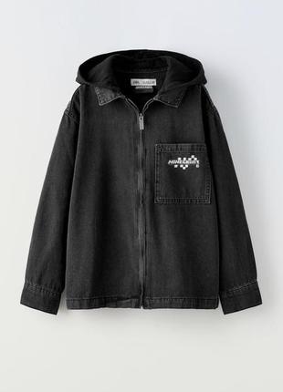 Джинсовые рубашки zara